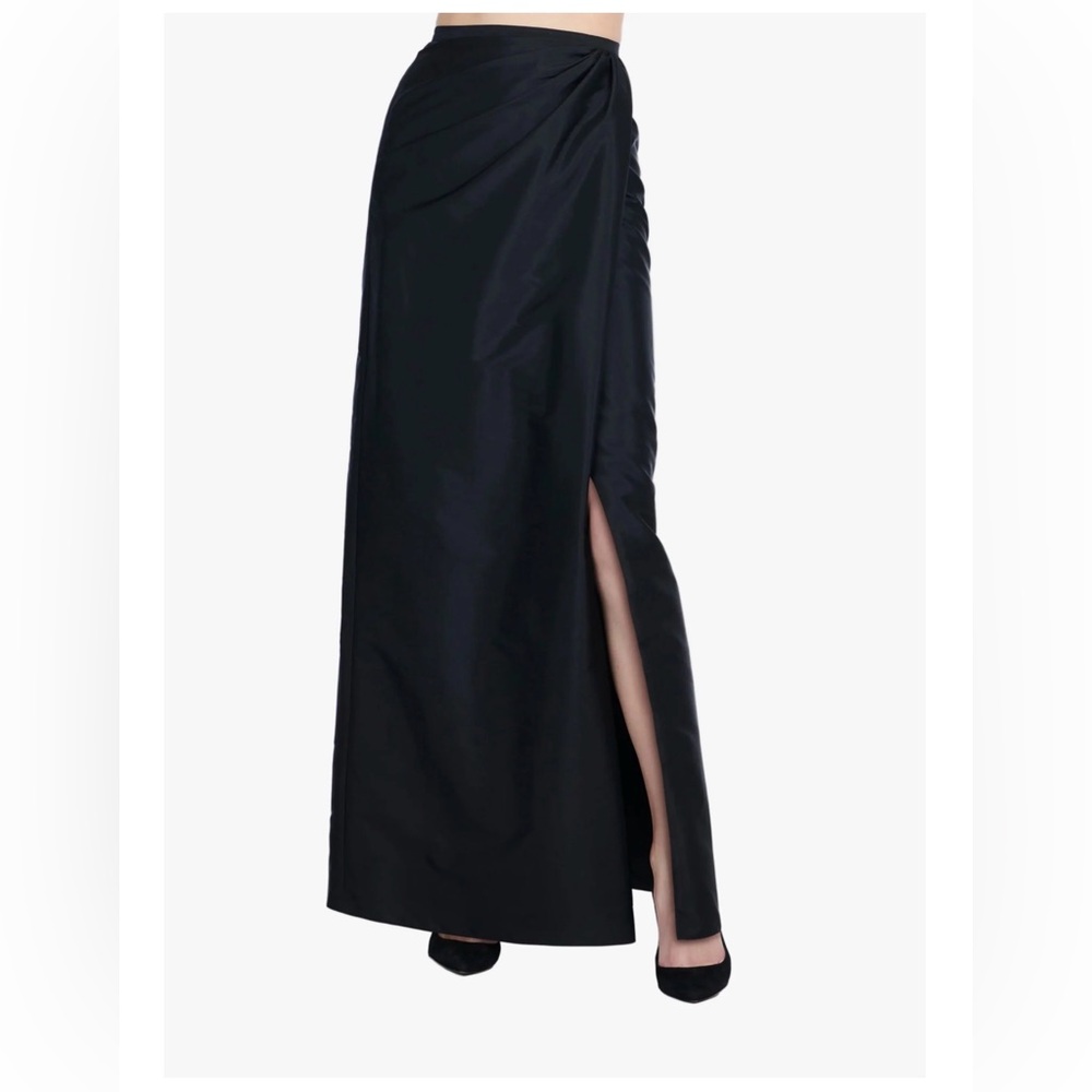Black Wrap Skirt